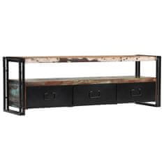 Vidaxl TV omarica iz trdnega predelanega lesa 120x30x40 cm