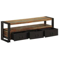 Vidaxl TV omarica iz trdnega predelanega lesa 120x30x40 cm