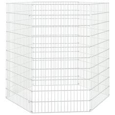 Vidaxl 6-delna ograda za zajce 54x100 cm pocinkano železo