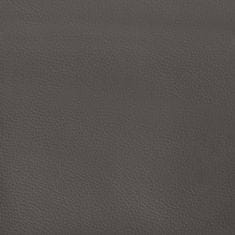 Vidaxl Klop siva 70x35x41 cm umetno usnje