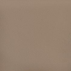 shumee Stenski paneli 12 kosov kapučino 30x30 cm umetno usnje 1,08 m²