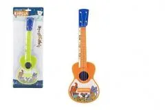 Teddies Ukulele/kitara Živali in njihov bend 40cm s trsalom iz plastike (2 barvi)