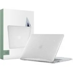 Tech-protect Smartshell ovitek za Macbook Air 13 2022, glitter prozoren