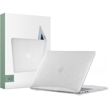 Tech-protect Smartshell ovitek za Macbook Air 13'' M2 – M5 2023-2026, glitter prozoren