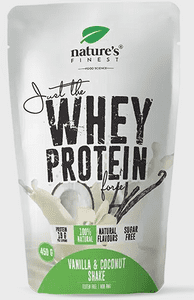 Nutrisslim Whey Protein sirotkine beljakovine z okusom vanilije & kokosa