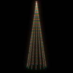 Greatstore Božično drevesce stožec 1134 barvnih LED diod 230x800 cm