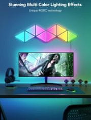 Govee Glide Triangle svetlobne panele, 10 kosov, RGBIC