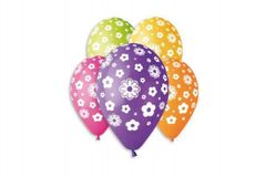 Napihljiv balon - komplet 5 cvetov
