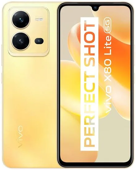 VIVO X80 Lite 5G pametni telefon, 8 GB/256 GB, zlat