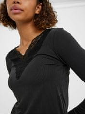 Vero Moda Ženska majica s kratkimi rokavi VMPHINE 10270480 Black (Velikost XS)