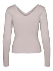 Vero Moda Ženski pulover VMGOLD Regular Fit 10257154 Lavender Fog (Velikost S)