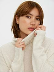 Vero Moda Ženski pulover VMDOFFY Regular Fit 10231324 Birch MELANGE (Velikost XL)
