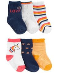 Carter's Nogavice Unicorn girl 6 kosov 0-3m