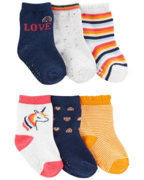 Carter's Nogavice Unicorn girl 6 kosov 0-3m