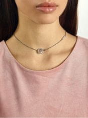 Guess Luksuzna ogrlica iz roza zlata UBN79046