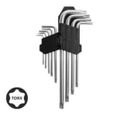 shumee AWTOOLS TORX KLJUČI / T10-T50 / 9 KOS