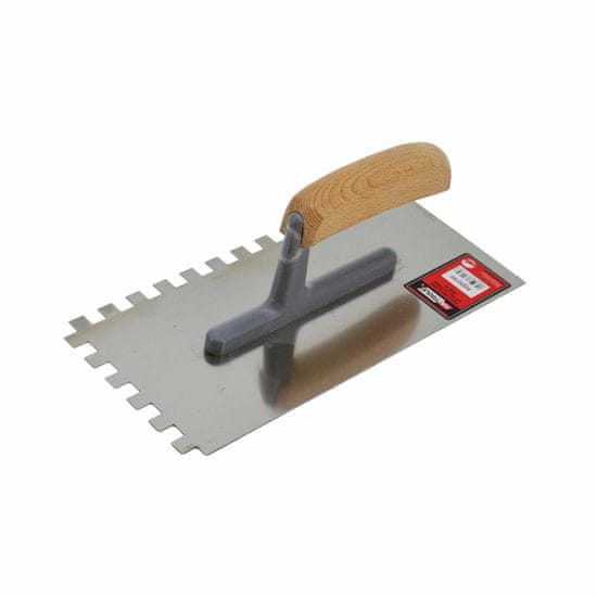 shumee AWTOOLS KOVINSKA gladilka 270mm LESENI ROČAJ NA POLIAMIDNI NOŽKI ZOB 12