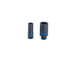 KING TONY TOOLS Tankostenski udarni nastavki 1/2" 19X80Mm 12-kotni