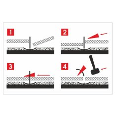 awtools Standardni sistem za niveliranje ploščic 1,5 mm 7-15 mm sponke 300 + klini 100 kosov