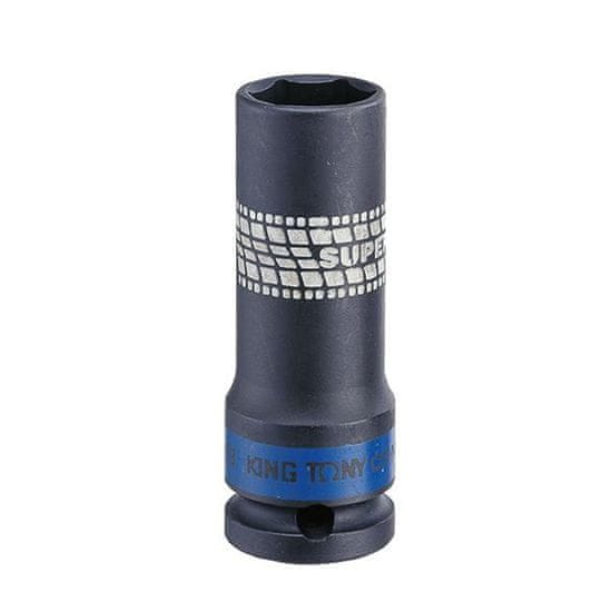 KING TONY TOOLS 1/2" dolge tankoslojne udarne glave 17Mm X 80Mm 6-kotne za platišča iz zlitine