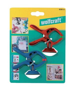 WolfCraft Microfix vzmetna sponka 30 mm s priseskom 2 kosa.