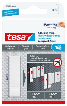 Tesa Obliž za montažo tapet 1 kg