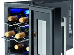 ProfiCook WK 1230 dozirnik za vino 6 steklenic črne barve