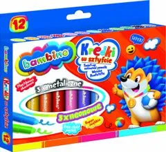 BAMBINO Stick Crayons 12 barv