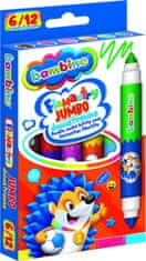BAMBINO Obojestranski flomastri Jumbo 6 kosov/12 barv