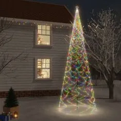Greatstore Božično drevo s konico 3000 barvnih LED diod 800 cm