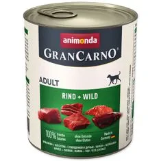 Animonda Konzerva Gran Carno govedina + divjačina - 800 g