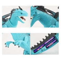 Ikonka RC dinozaver zmaja na krmiljenje - hodi rjove in diha paro 41 cm