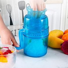 Cool Mango Ročni drobilec ledu, stroj za drobljenje ledu, pripravite si osvežilne napitke, za vroče poletne dni, majhen in prenosljiv, enostavna uporaba, nadgradite svoje pijače, 1 L prostornine – Icey