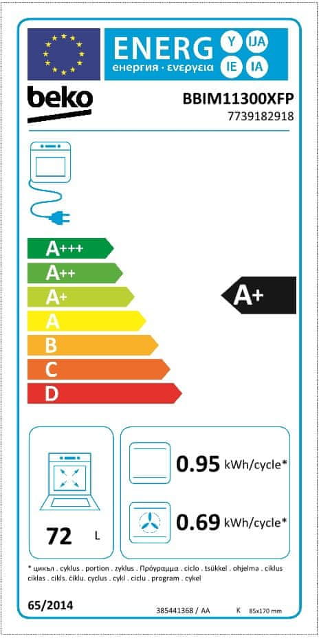 Beko BBIM11300XFP vgradna pečica