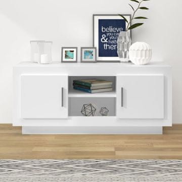 Vidaxl vidaXL TV omarica bela 102x35x45 cm material na osnovi lesa