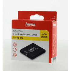 Hama Fotoakumulator tipa Canon NB-11L, Li-Ion 3,6 V/580 mAh