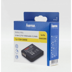 Hama Fotoakumulator tipa Panasonic CGA-S005E, Li-Ion 3,7 V/1050 mAh