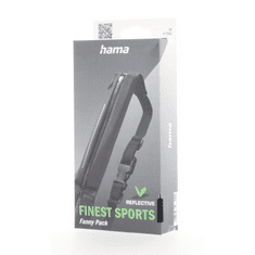 Hama Finest Sports, športna torbica za pas za mobilni telefon in manjše predmete, črna