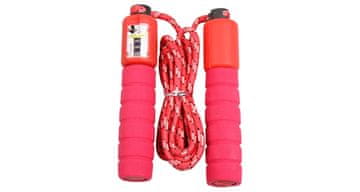 Merco Multipack 6pcs JR 34 skakalnica s števcem, nastavljiva dolžina roza