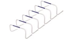 Merco Atletske PVC ovire za hitro vračanje s prenosno torbo, 6 kom, 30 cm