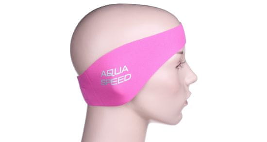 Aqua Speed Multipack 4pcs Uho Neo kopalni naglavni trak roza, junior