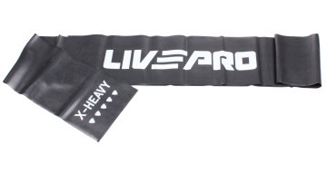 LivePro Multipack 3pcs Odpornost LP8413 guma za usposabljanje z utežmi črna