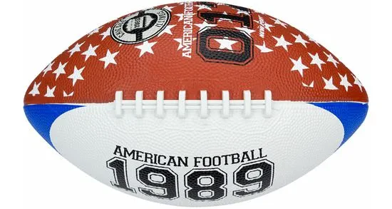 New Port Multipack 2 kosov Chicago Velika žoga za ameriški nogomet belo-rjave barve, št. 5