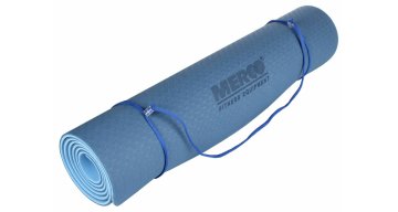 Merco Podloga za jogo TPE 6 Double Mat modro-modra