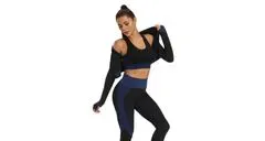 Merco Yoga Sense fitnes komplet za ženske črno-modra, L