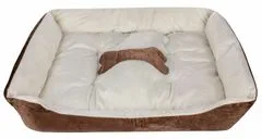 Merco Udobna pasja postelja rjave barve, L