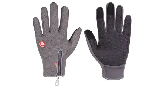 Merco Športne rokavice z možnostjo Touch Screen, sive barve, XXL