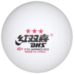 DHS Žogice za namizni tenis 40+, bele barve, 6 kosov