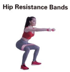 Merco Multipack 2pcs Joga Hip Circle odpornostni trak, L