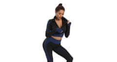 Merco Yoga Sense fitnes komplet za ženske črno-modra, L